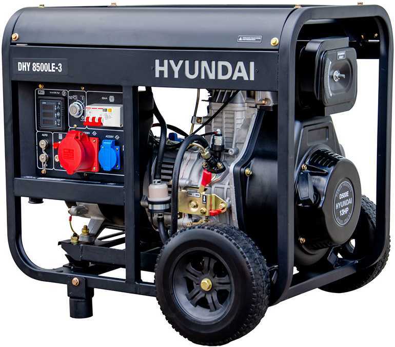 Hyundai DHY 8500LE-3 Дизельные генераторы фото, изображение