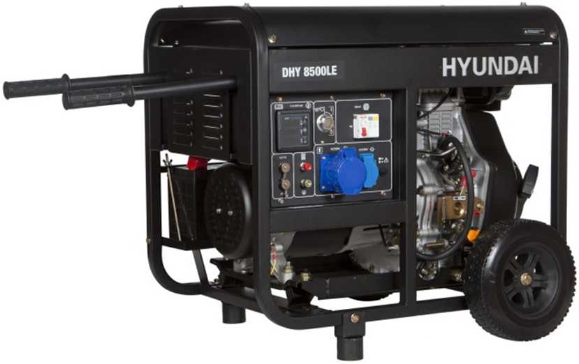 Hyundai DHY 8500LE Дизельные генераторы фото, изображение