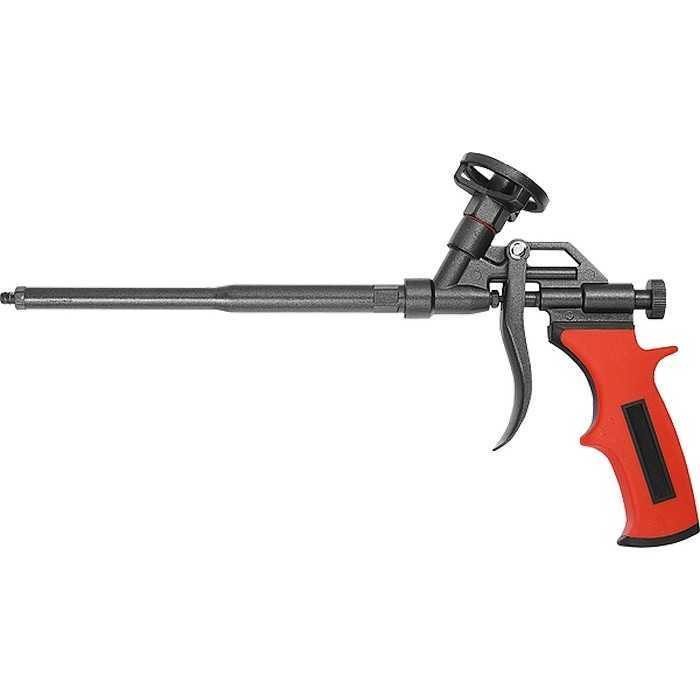 Пистолет для монтажной пены, тефлоновое покрытие, двухкомпонентная ручка Matrix Пистолеты для пены и герметика фото, изображение